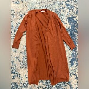 Women's Rust Cardigan Sweater